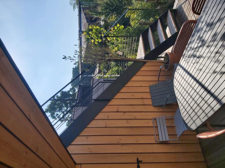 terrasse - escalier - rangement