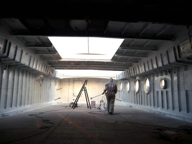 Transformation d'une péniche en logement