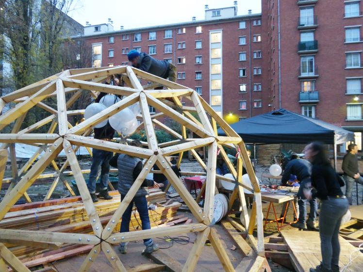 Chantier dôme - serre