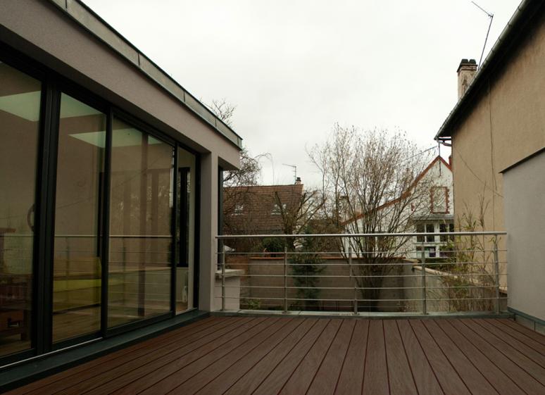 Terrasse sur jardin