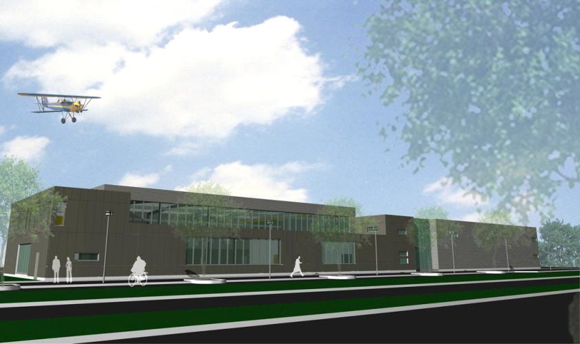 Miroiterie, atelier d’aluminium, showroom et bureaux 