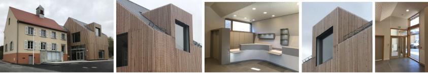 Restructuration d'un ancien bâtiment datant de la première moitié du XVIII ème siècle avec une extension