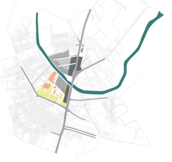 Étude pour la restructuration du quartier du pont 