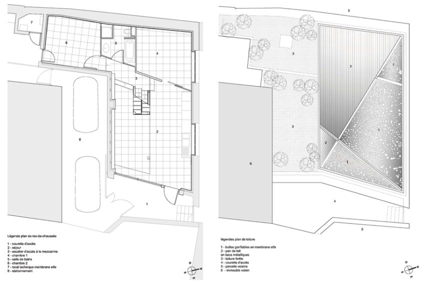 Plan de la maison Duong.