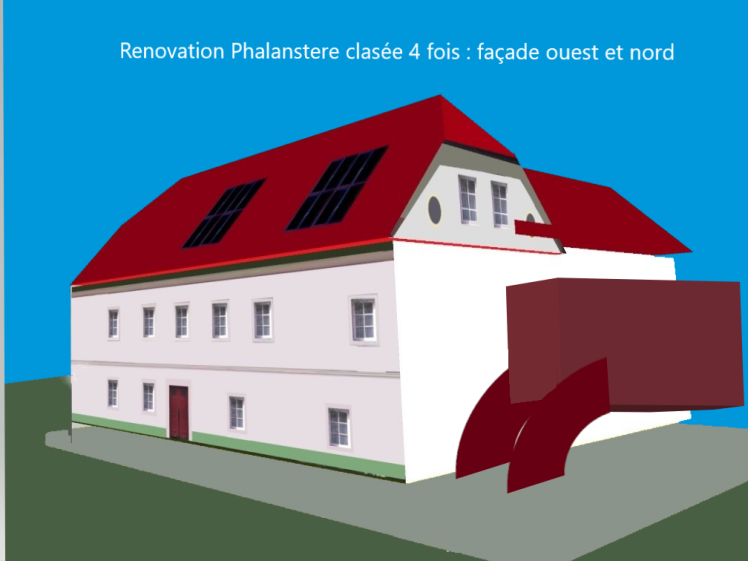 Phalanstère à rénover classée 4 fois : datant de 1779