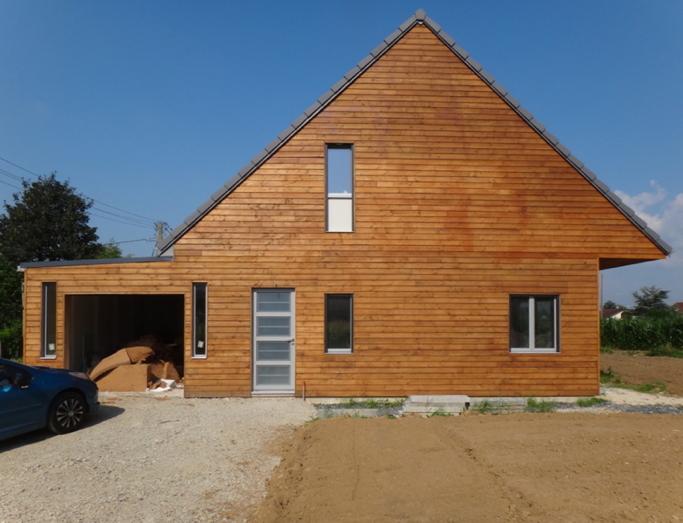 Façade de la maison.