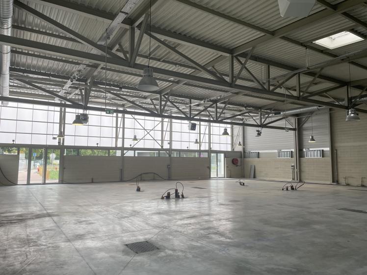 intérieur de la halle