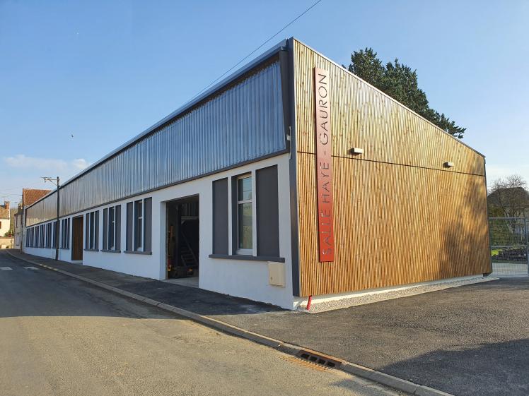 Façade rénovée rue de l'Ecole