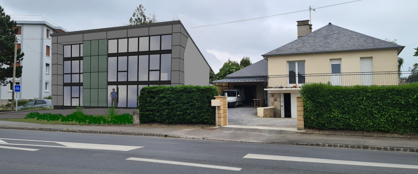 Vue 3D au permis de construire