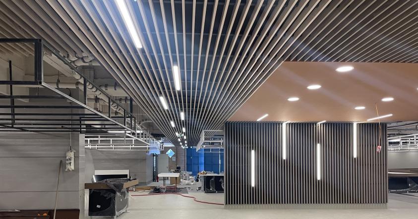 l'espace de dégustation créé au coeur du marché