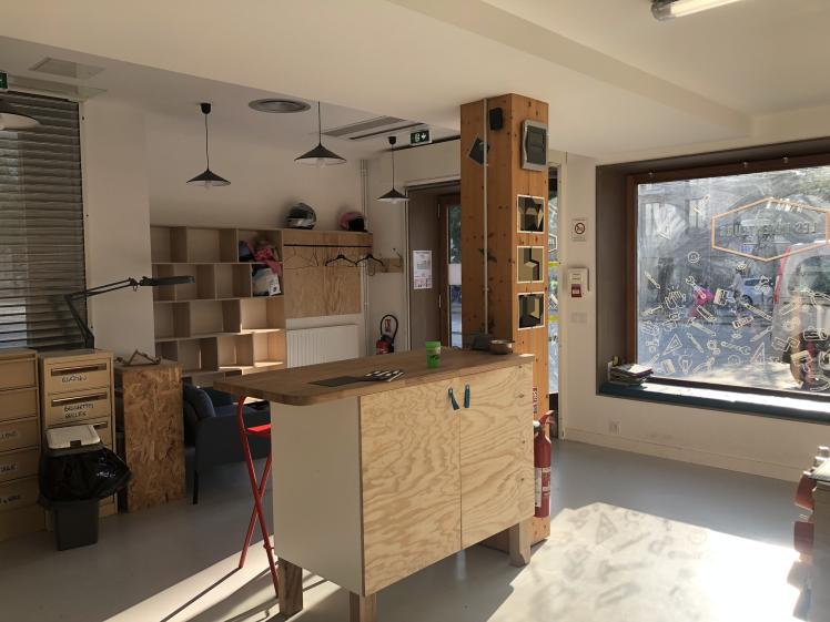 Aménagement du local 