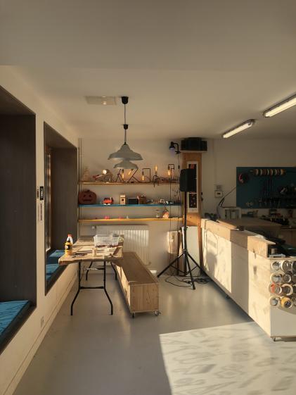 Aménagement du local 