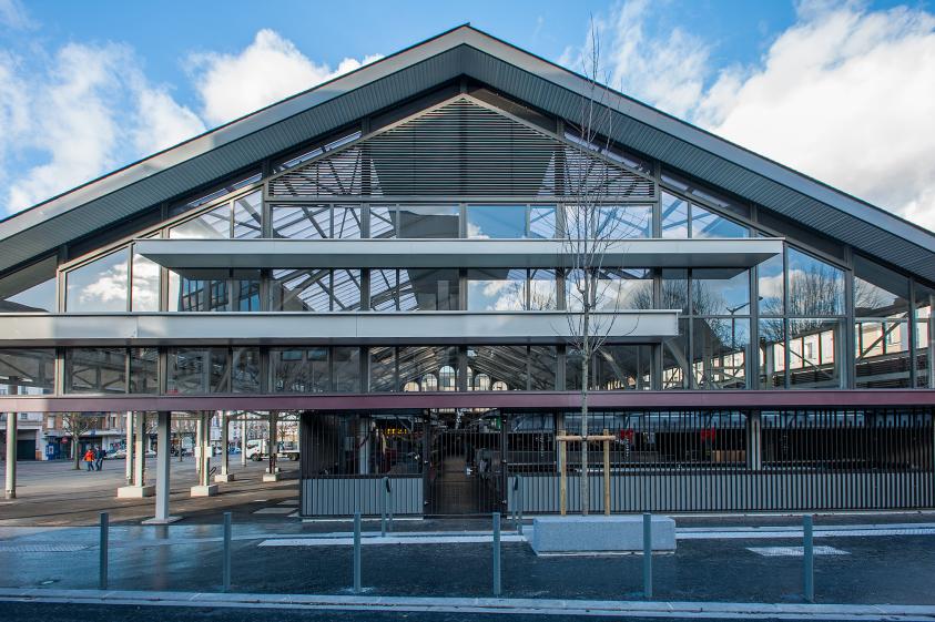 façade de l'extension