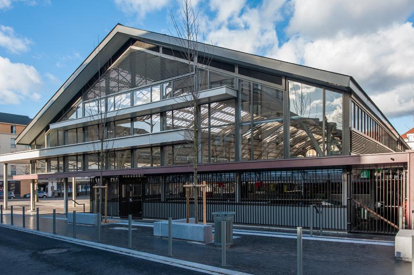 façade de l'extension