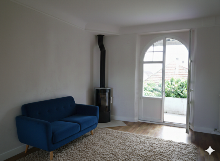 séjour - lumière modifiée par IA