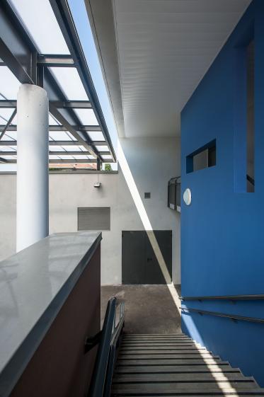 l'accès au centre de loisirs