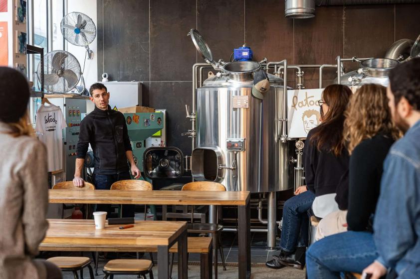 Présentation de la zone de brassage