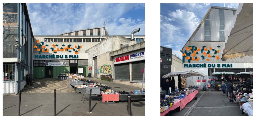 le projet d'enseigne - design: Carole Eberhard