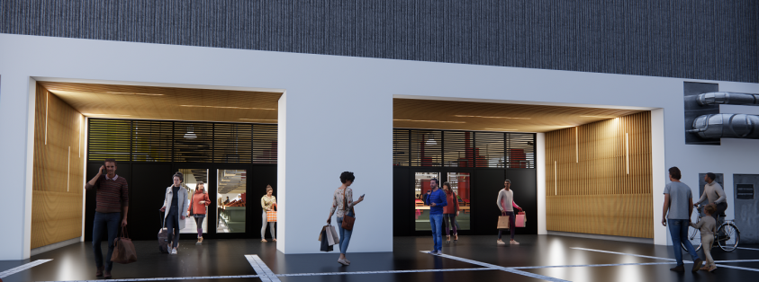 perspective de l'entrée