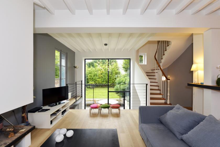 Le rapport du séjour au jardin est radicalement transformé Le rapport du séjour au jardin est radicalement transformé