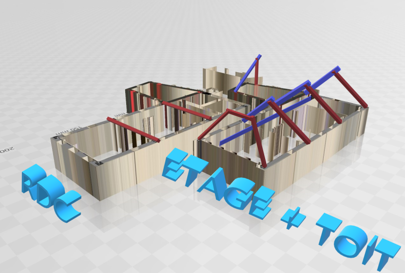 Renforcement de structure portante avec profiles métalliques HEA et IPE Rénovation phalanstère-maison mitoyenne : renforcement sismique de structure portante