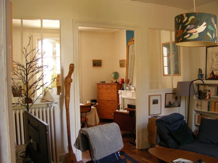 Verrières entre la salle à manger et le salon