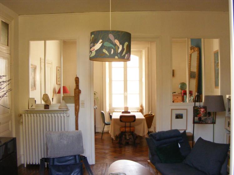 Verrières entre la salle à manger et le salon