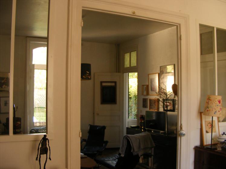 Verrières entre la salle à manger et le salon