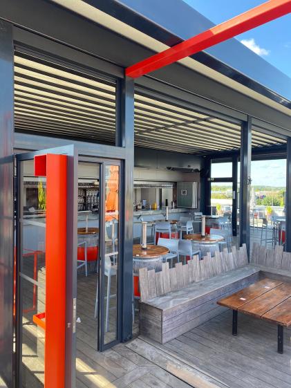 Couverture de terrase amovible