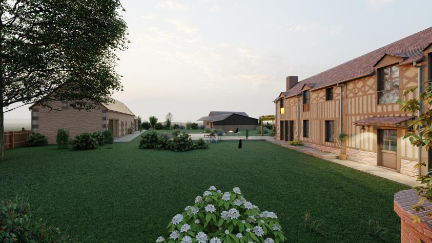 Rénovation de l'habitation en colombages et pierre