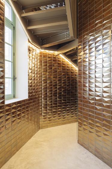 Restitution de l'escalier monumental