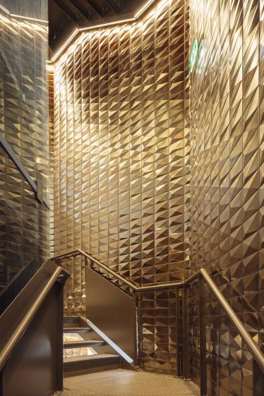 Restitution de l'escalier monumental