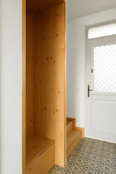 Détail menuiserie intérieure