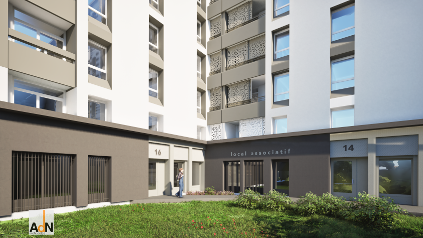 halls d'entrées perspectives 