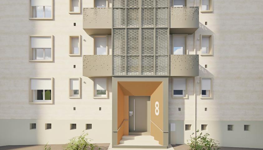 Perspective, travail sur les halls d'entrées