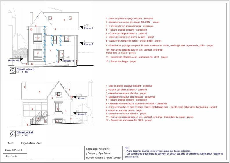 Extrait dossier APD - Façades