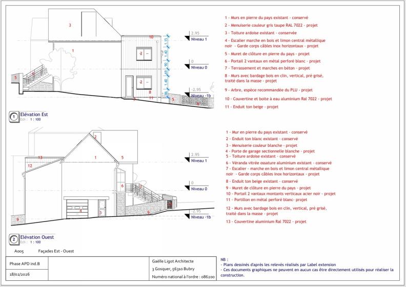Extrait dossier APD - Façades