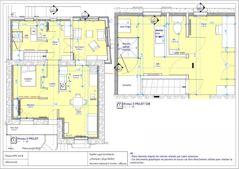 Extrait dossier APD - Plan RDC