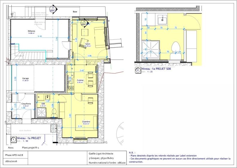 Extrait dossier APD - Plan Sous Sol