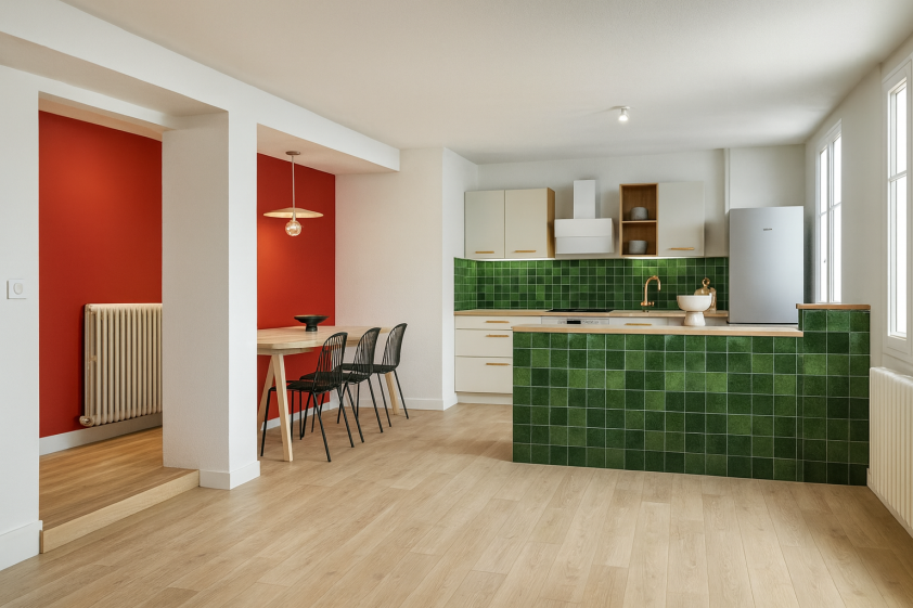 Détail Intérieur Cuisine / Séjour