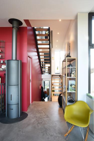 Escalier et vues traversantes