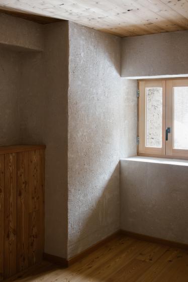 Finitions intérieures en enduit à la chaux