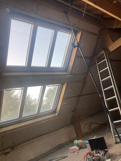 Présentation du chantier - Pose de fenetres de toit