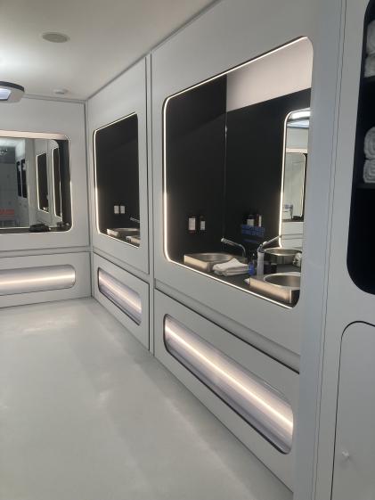 Présentation des vestiaires