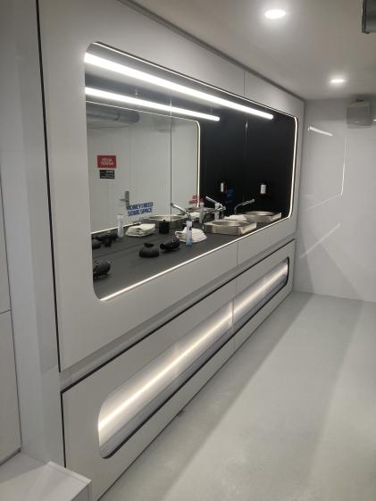 Présentation des vestiaires