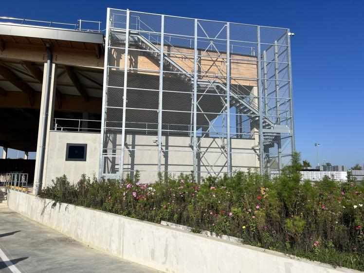 Toit végétal - accès toiture