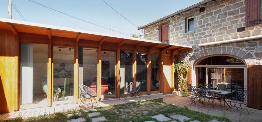 Vue extension depuis la cour