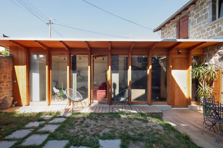 Vue extension depuis la cour