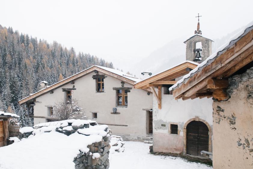 Façade Nord et sa nouvelle porte d'entrée