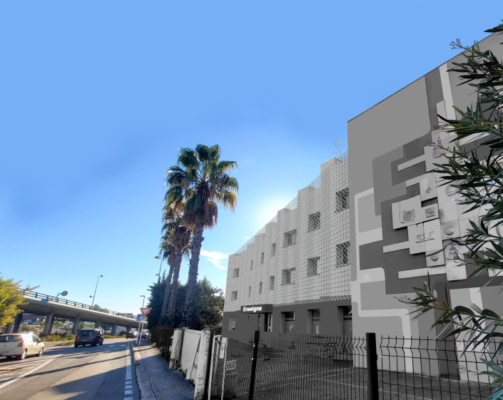 Façade avant - Etat projeté